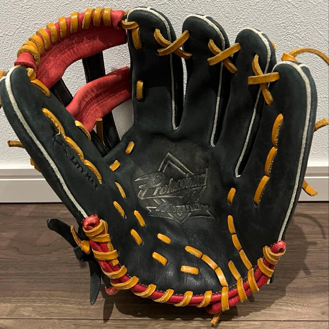 Mizuno ミズノ軟式 グローブ 亀井モデル 右投げ 型付き