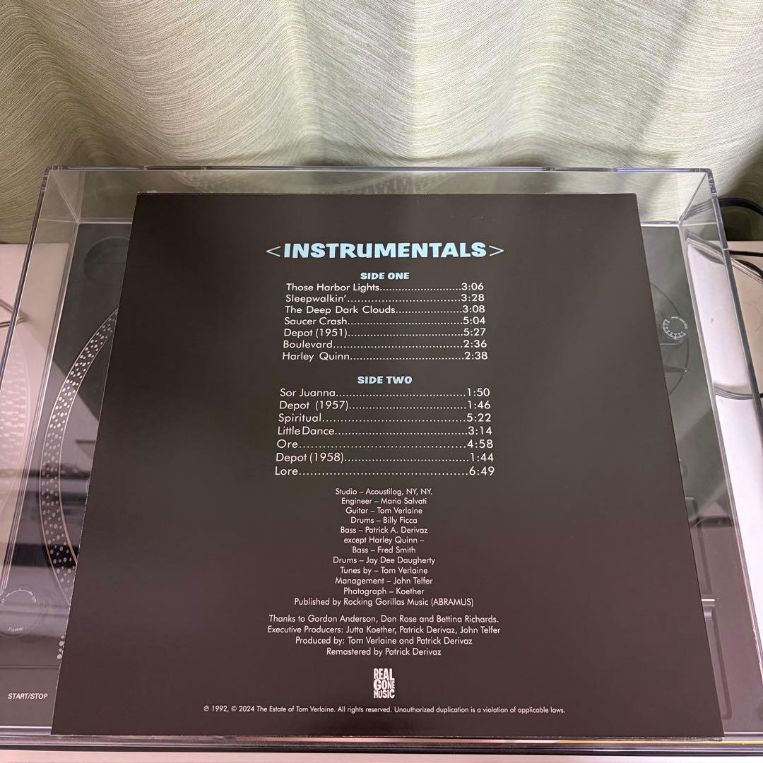 TOM VERLAINE Warm and Cool レコード