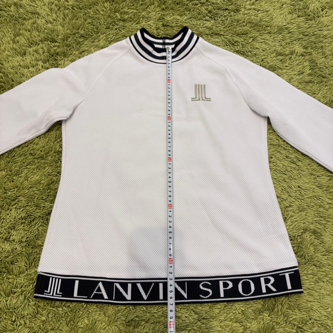 LANVIN SPORT ランバンスポール 長袖モックネック ホワイト 38 M