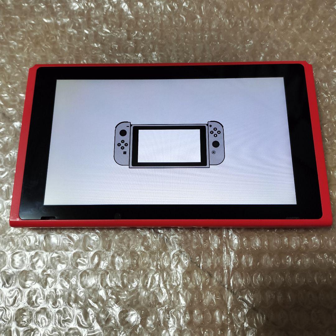 任天堂スイッチ本体XKJ マリオレッド動作確認品 初期版ではありません。対策機
