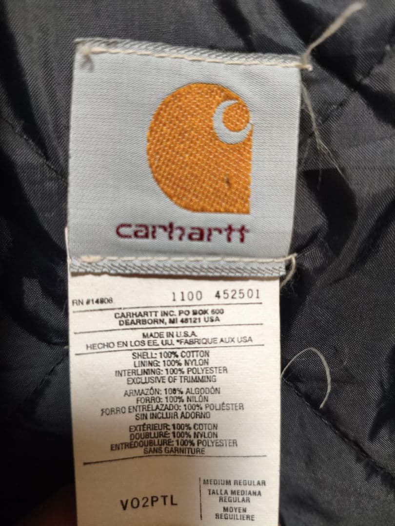carhartt カーハート ベスト V02PTL USA製