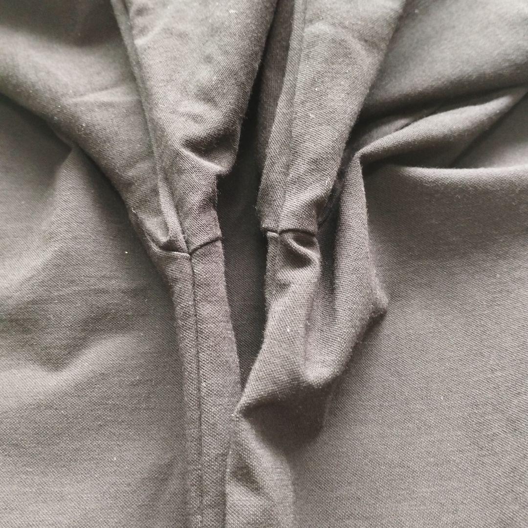 MARK&LONA ハーフジップ バックデザインシャツ XL　大きいサイズ　黒