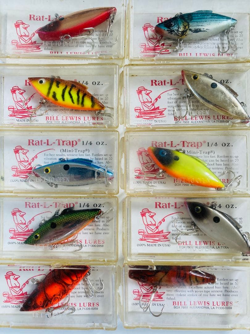 【オールドルアー】ビルルイス ラトルトラップ 1/4oz 10個セット