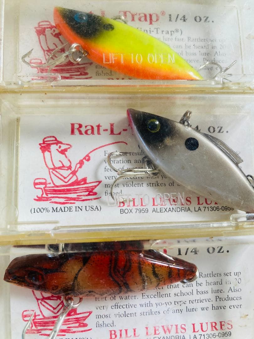 【オールドルアー】ビルルイス ラトルトラップ 1/4oz 10個セット