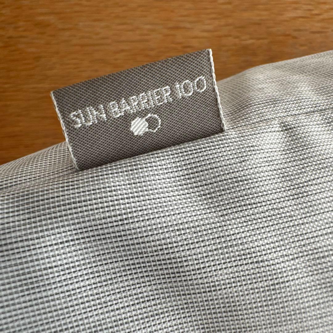SUN BARRIER 100 折りたたみ傘 グレー ブラック