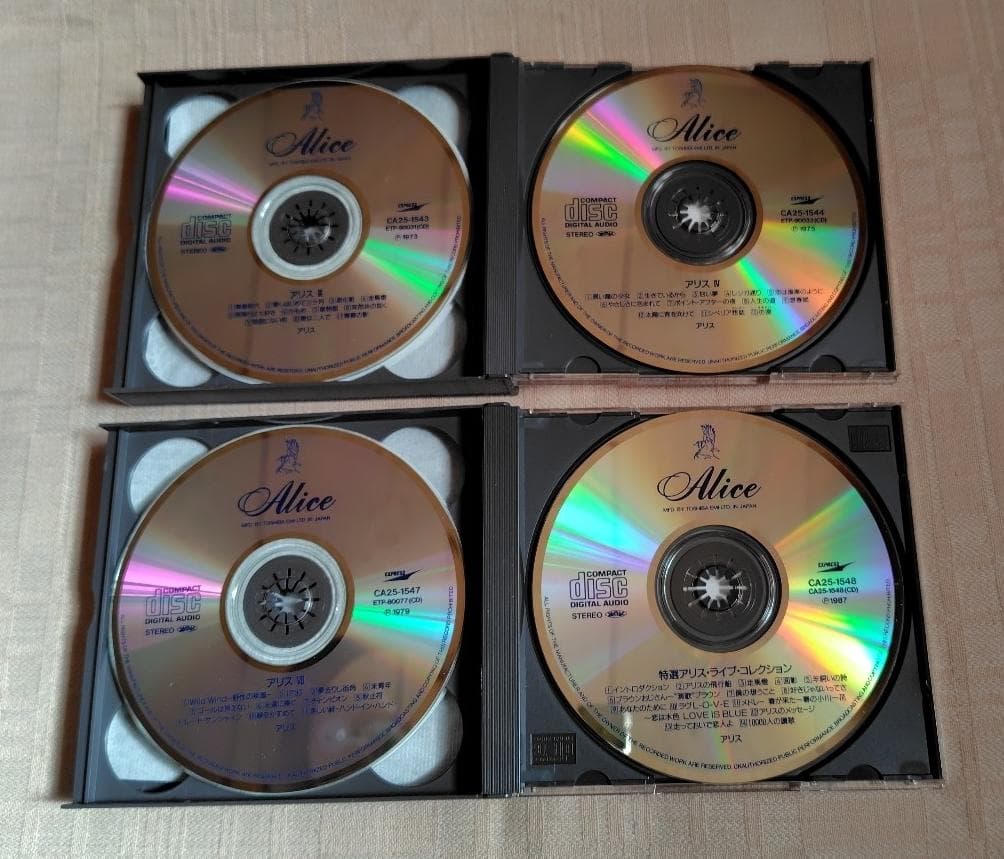 「アリスCDボックス / ALICE BOX」8枚組CD