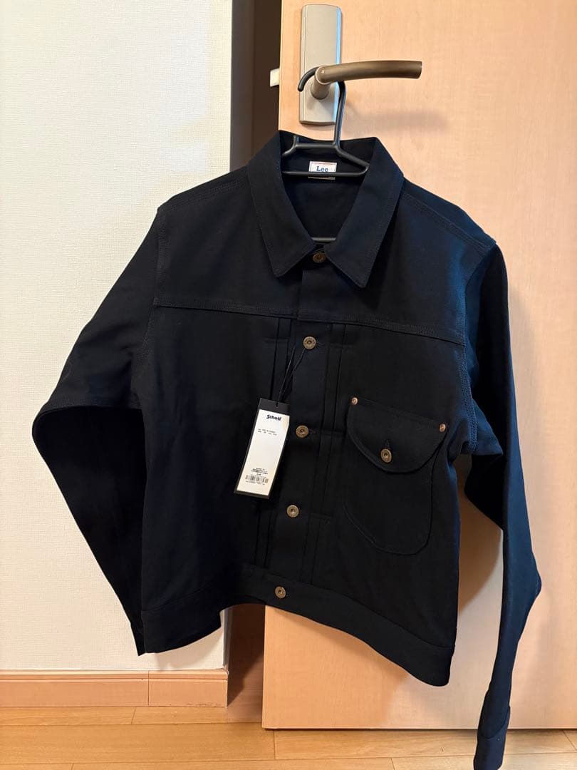 Schott ブラックデニムジャケット