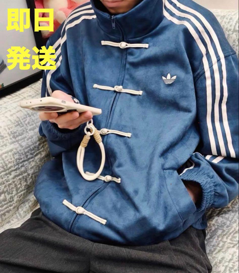L 海外限定adidas originals トラックジャケット　アディダス