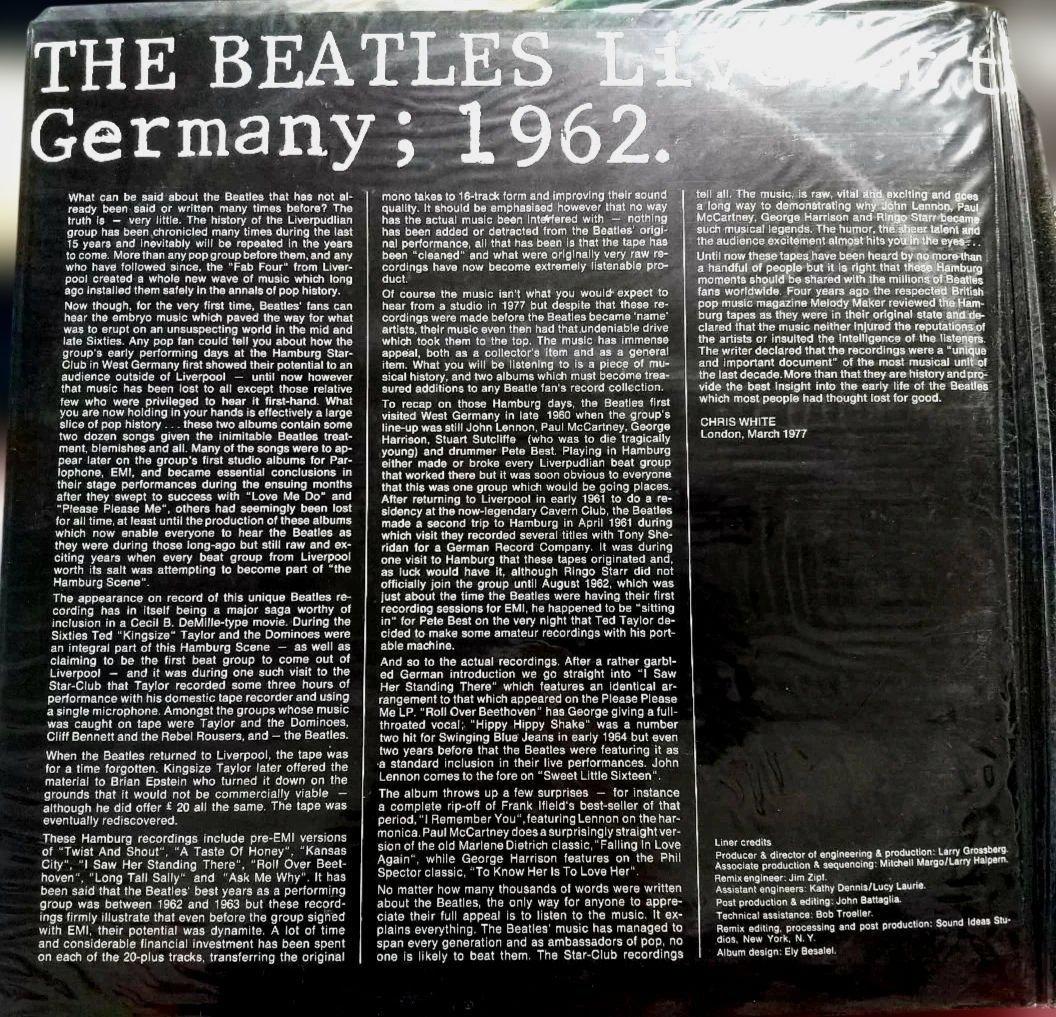 洋楽 The Beatles Live! at the Star-Club 1962