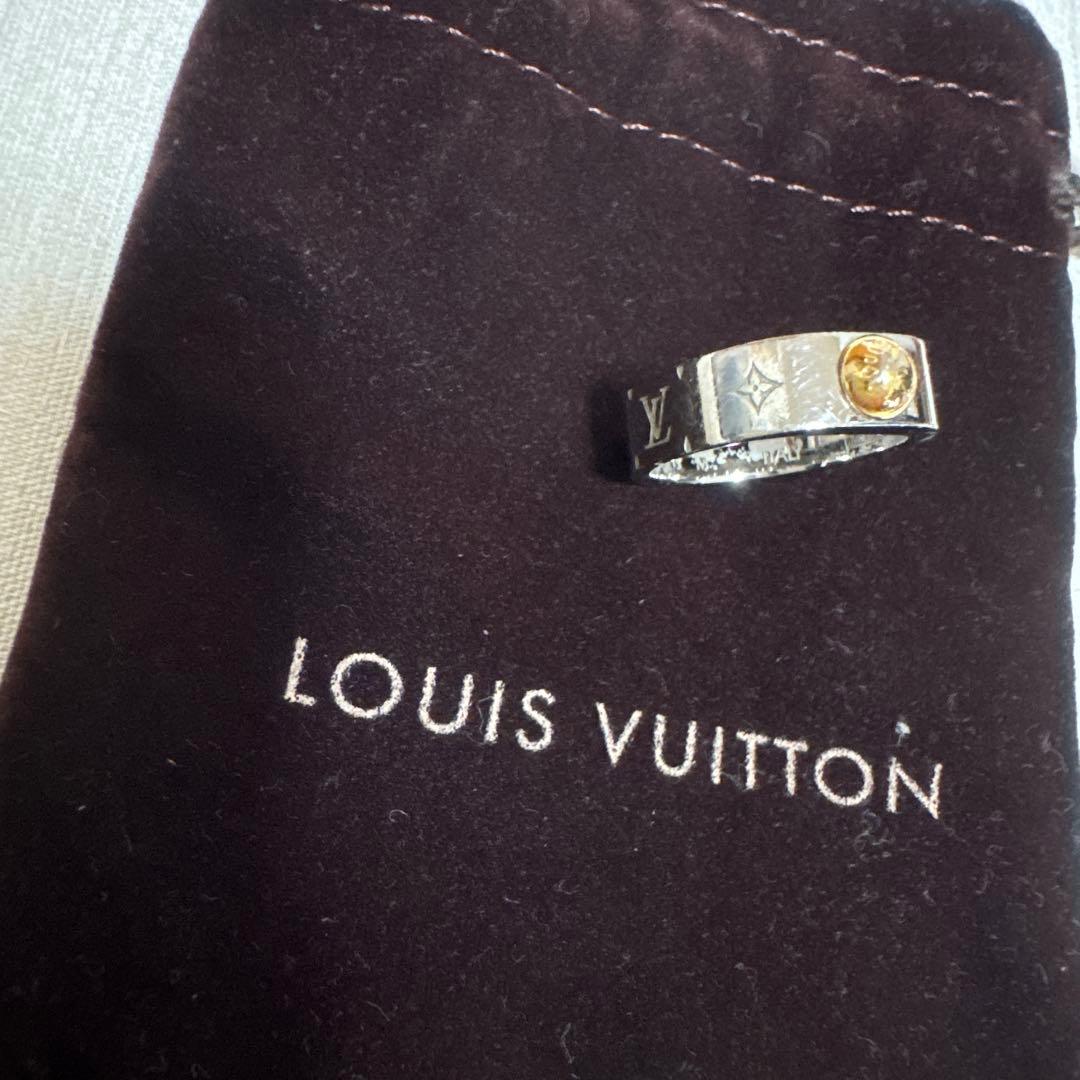 LOUIS VUITTON 指輪 M00217 シルバー LE0126 袋 #M