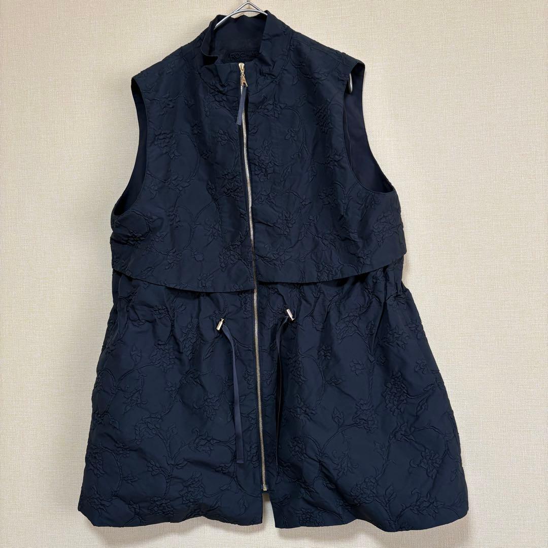 【2024年】レリアン　rochas スタンドカラーベスト　9号　468