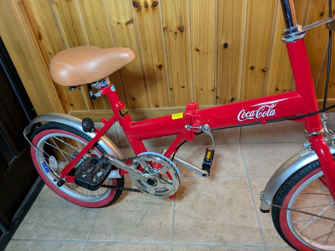 Coca-Cola 折りたたみ自転車 赤
