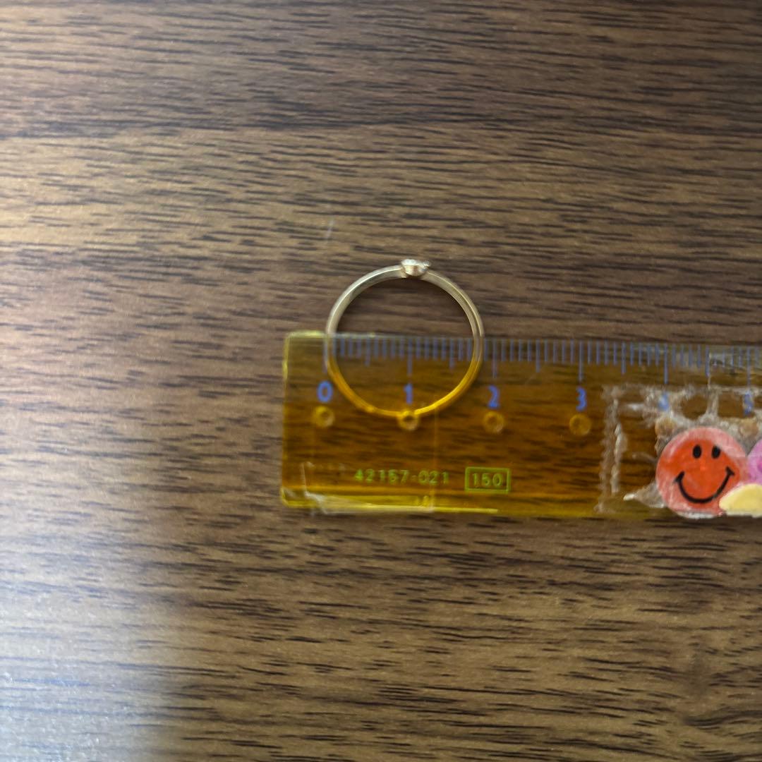 ete リング　K10 YG ダイヤモンド