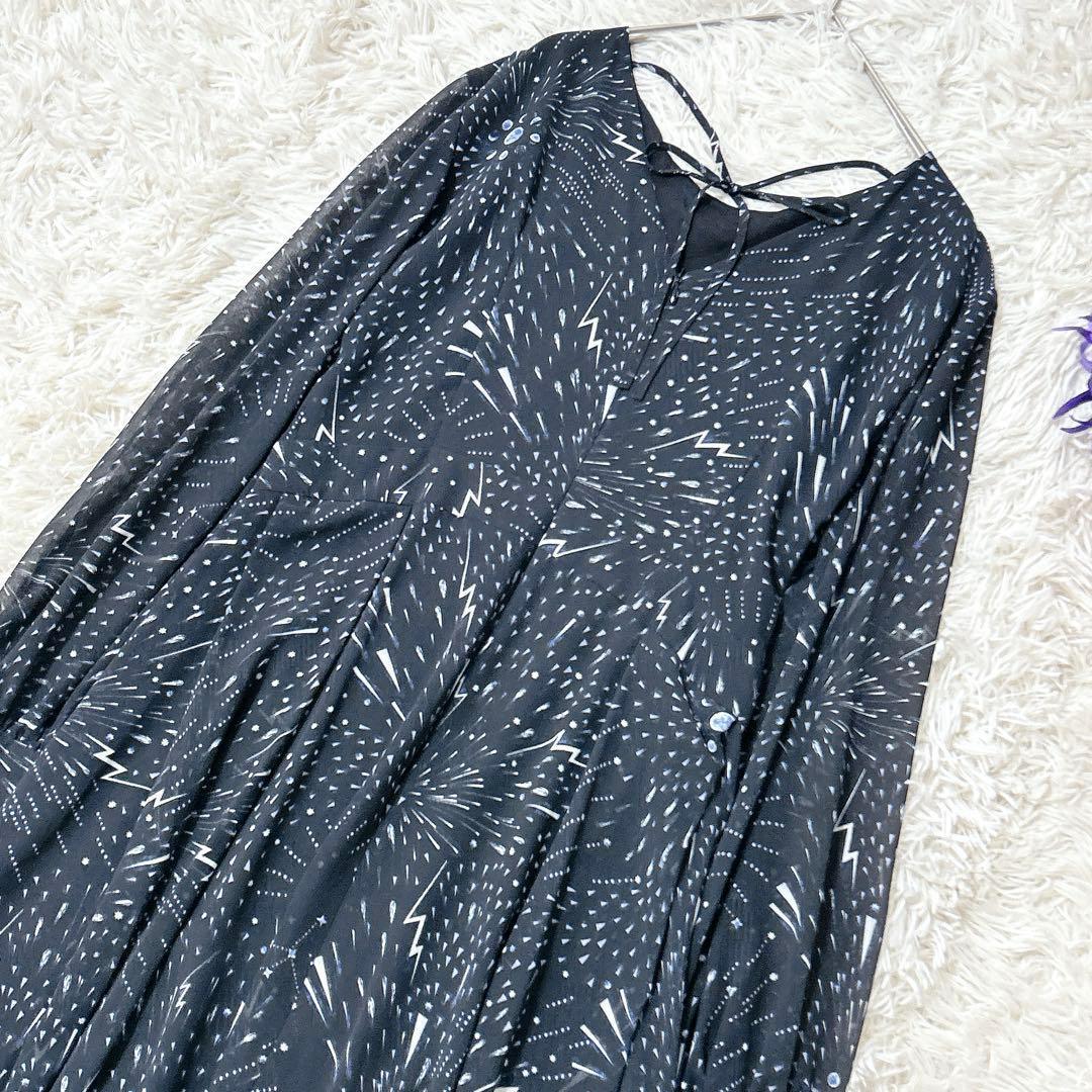 ほぼ未使用✨ポールスミス スペースシリーズ 宇宙 総柄 リボン ワンピース 40