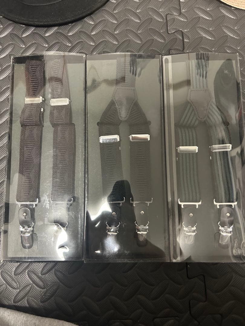 サスペンダー　三色セット　チカーノ　chicano