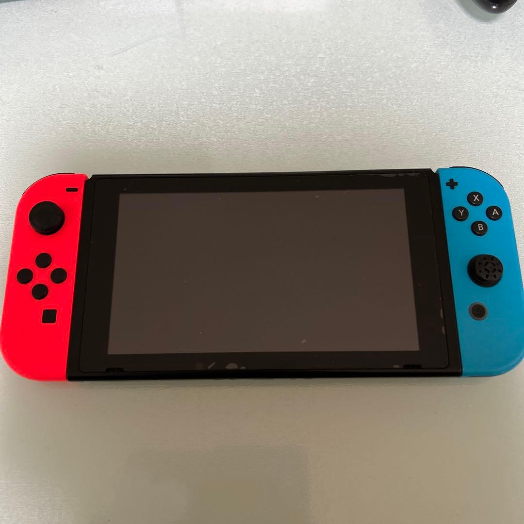 Nintendo Switch 本体一式　箱あり　おまけの赤 Joy-Con
