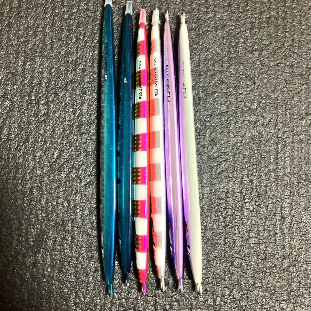 ジグパラ　バーチカルロングスロー　300g×1 250g×5 オフショアジギング