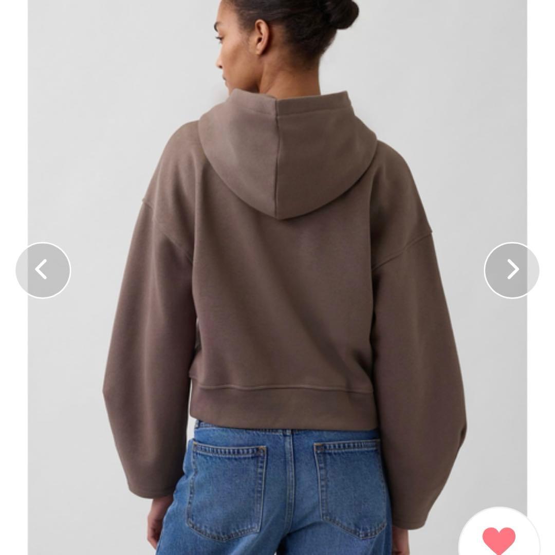 ☆新品未使用☆GAP ブラウン フード付きパーカー M長袖トップス