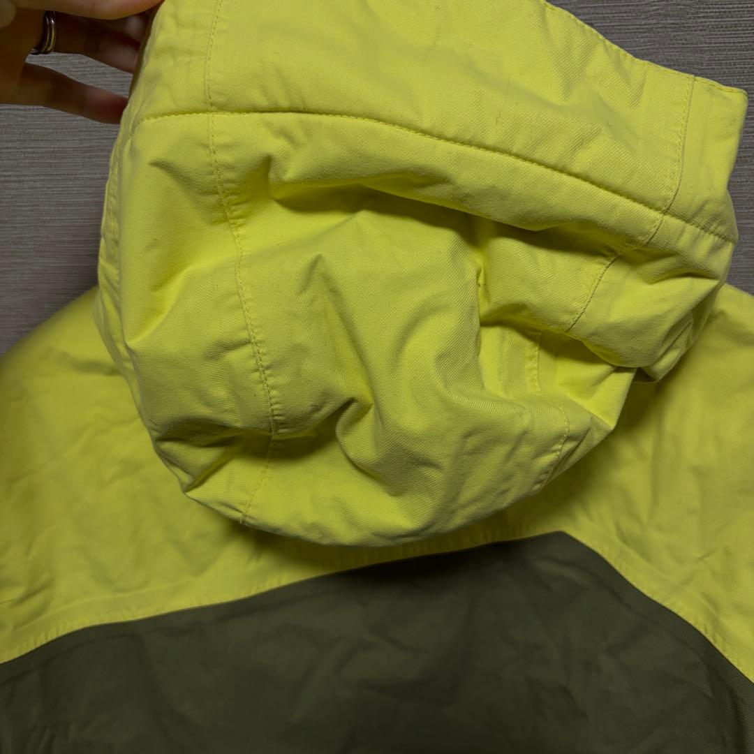 Burton 防水フード付きウェア イエロー/オリーブ スノボウェア スノボ
