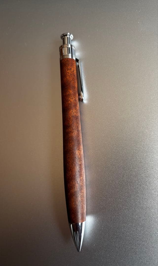 工房楔 サペリ 杢 シャープペンシル 0.5mm ペンシル楔