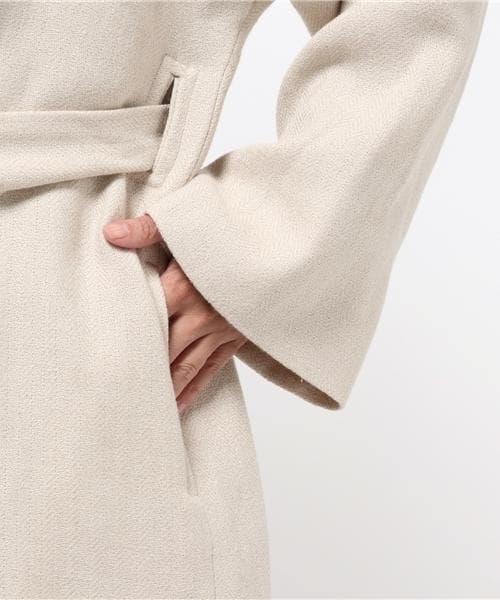 ジャケット・アウター Deuxieme Classe Wool Linen Gawn Coat