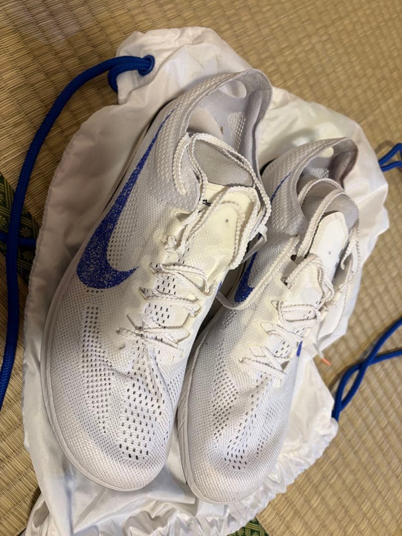 Nike スパイクシューズ ホワイト/ブルー
