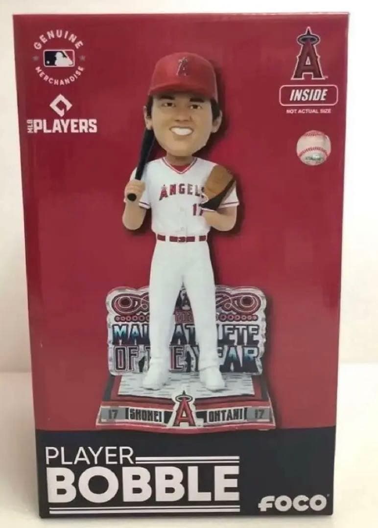 【大谷翔平】2023年間最優秀男子アスリート賞記念 ボブルヘッド 123個限定‼️