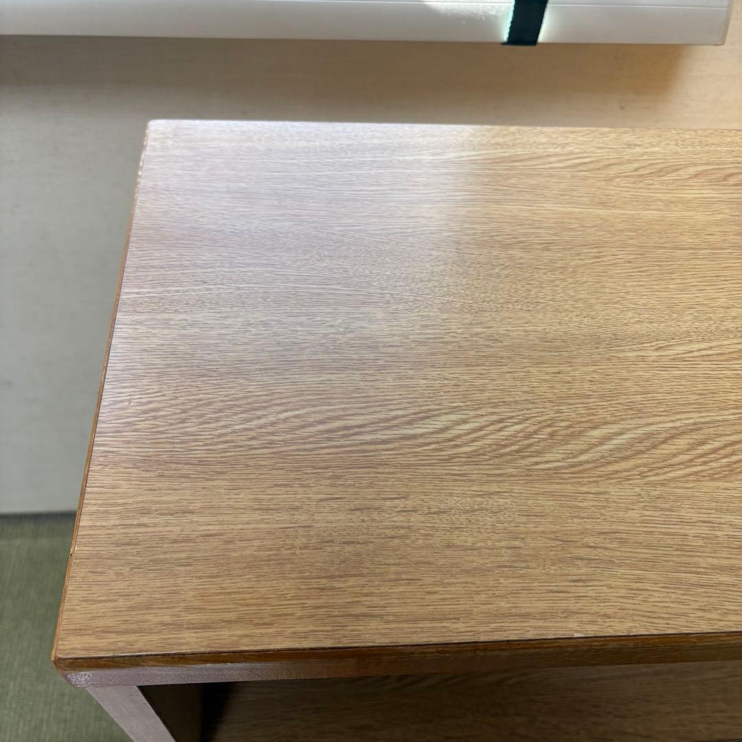 木製本棚 ナチュラルウッド 収納　引き出し付き