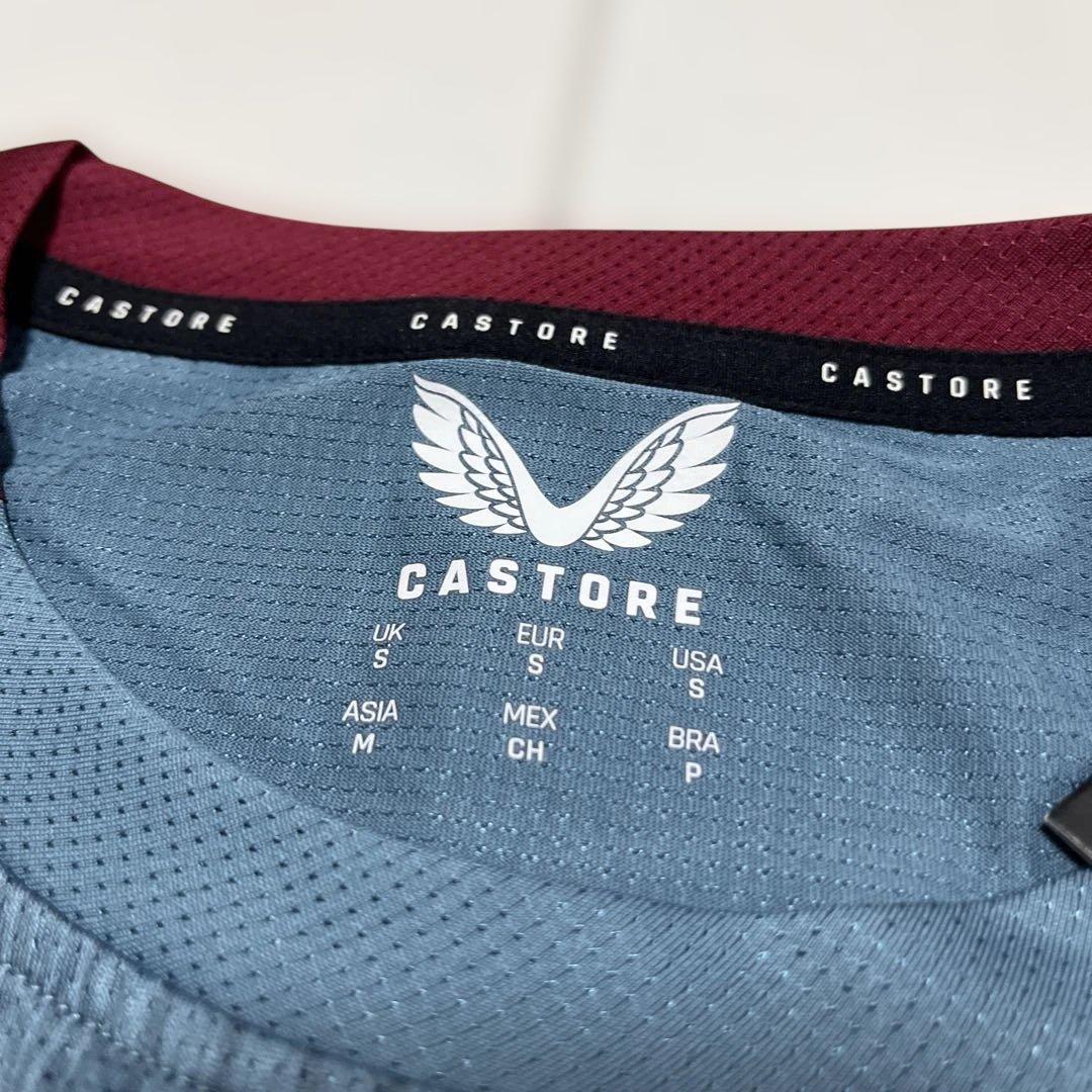 CASTORE アストンヴィラ ノースリーブ Sサイズ トレーニングウェア