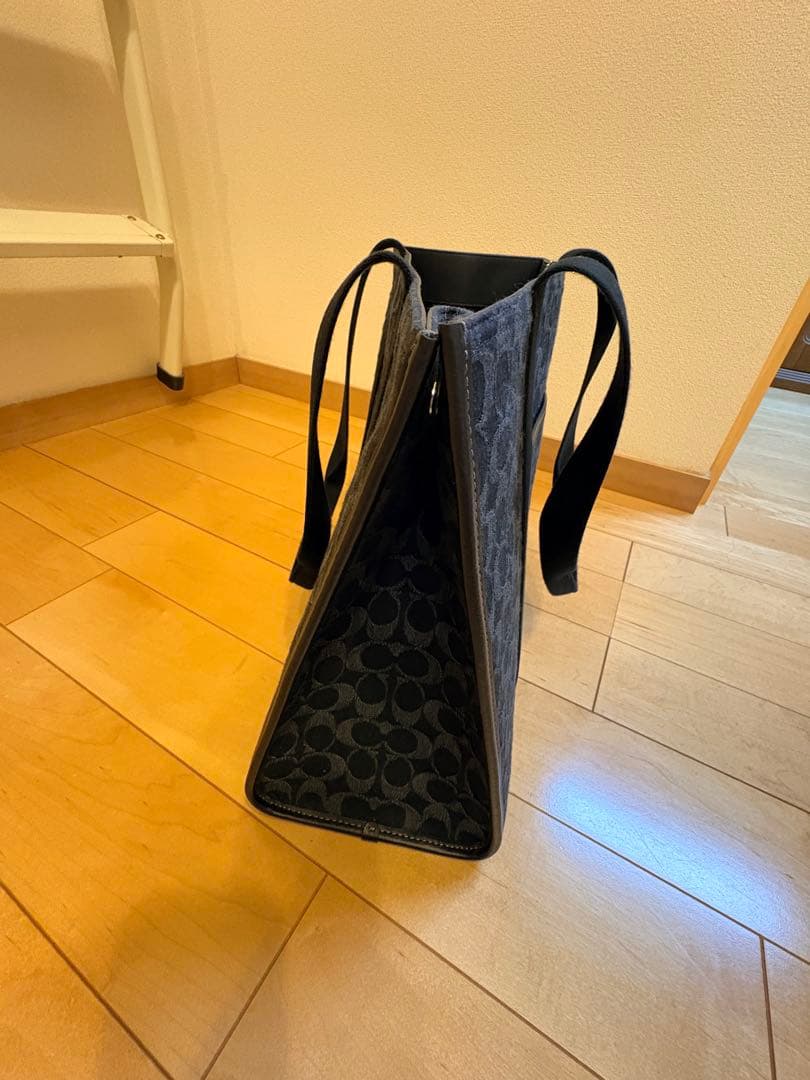 美品※スミス ラージ トート バッグ・シグネチャー デニム