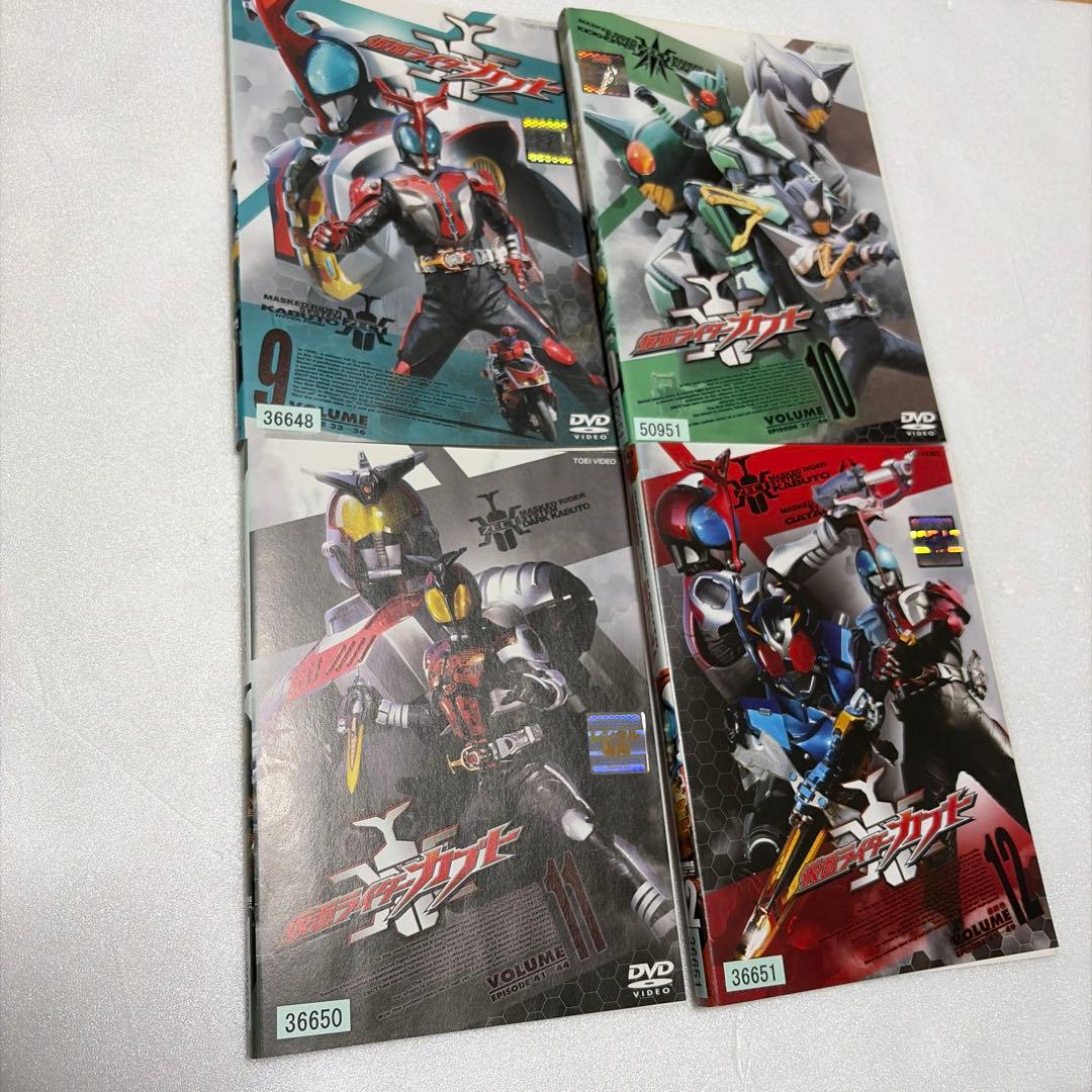 仮面ライダーカブト　全12巻セット　レンタル落ちDVD
