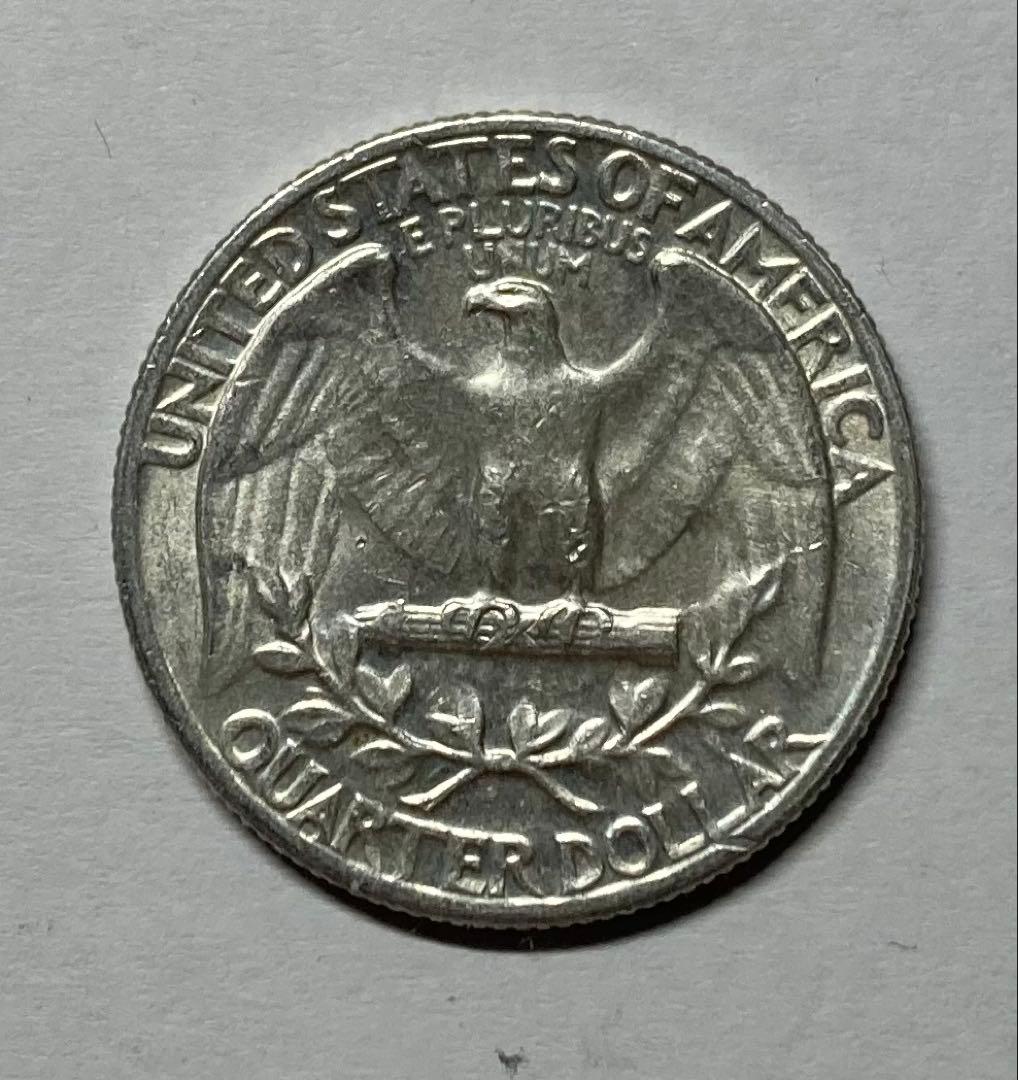 アメリカ２５セント銀貨