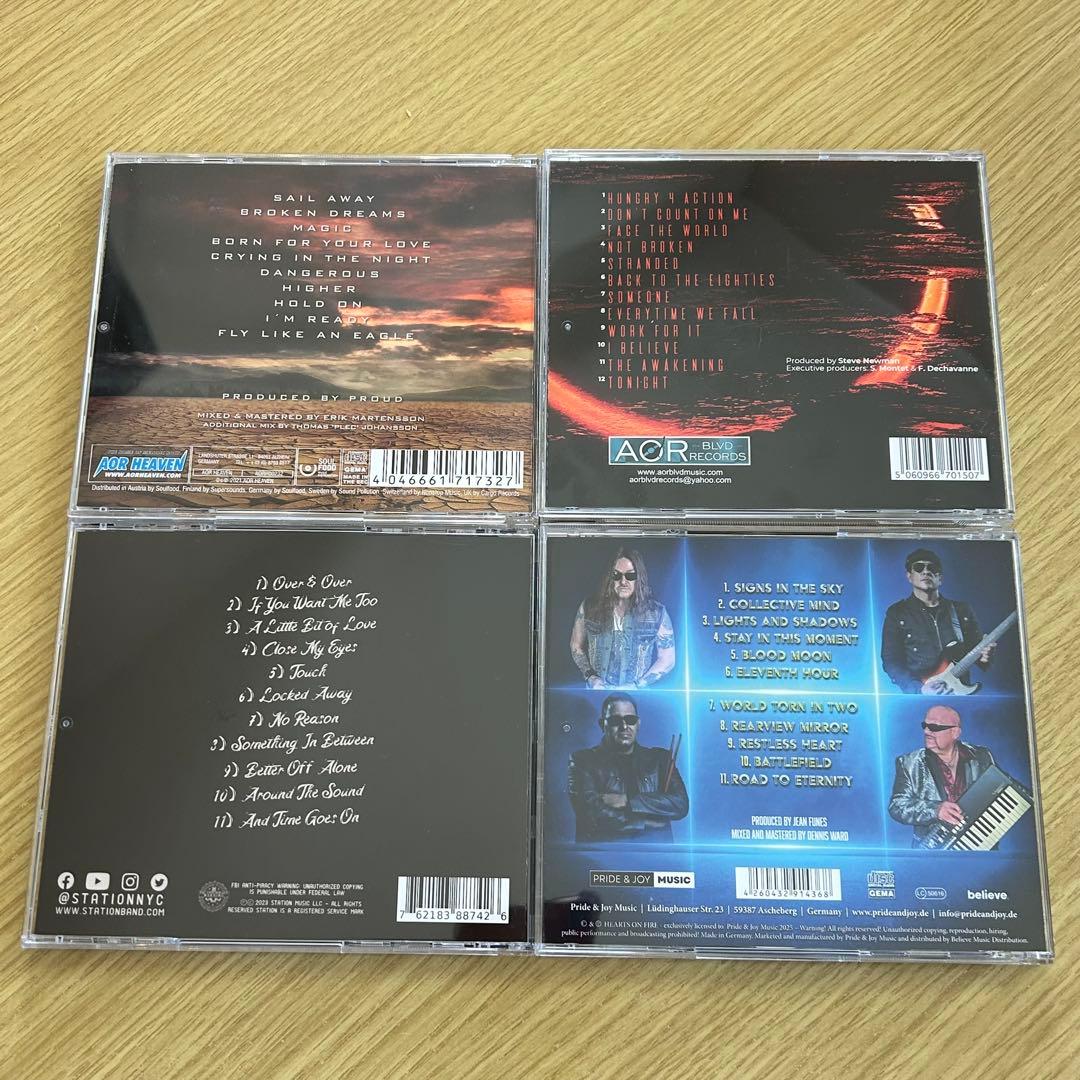 メロディアスハード系輸入盤CD4枚セット