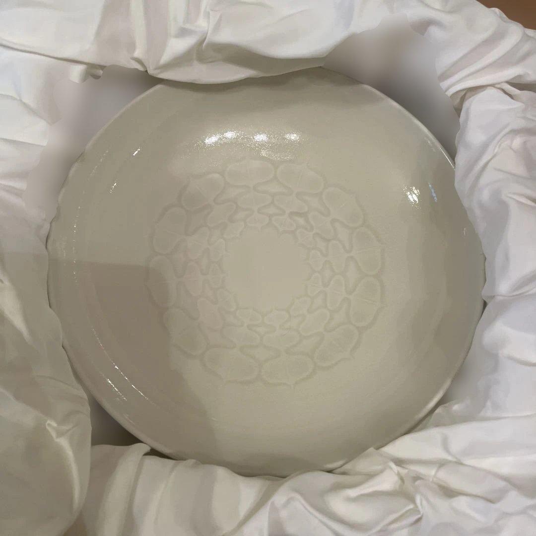 大白磁　冨竹窯　宮之原謙