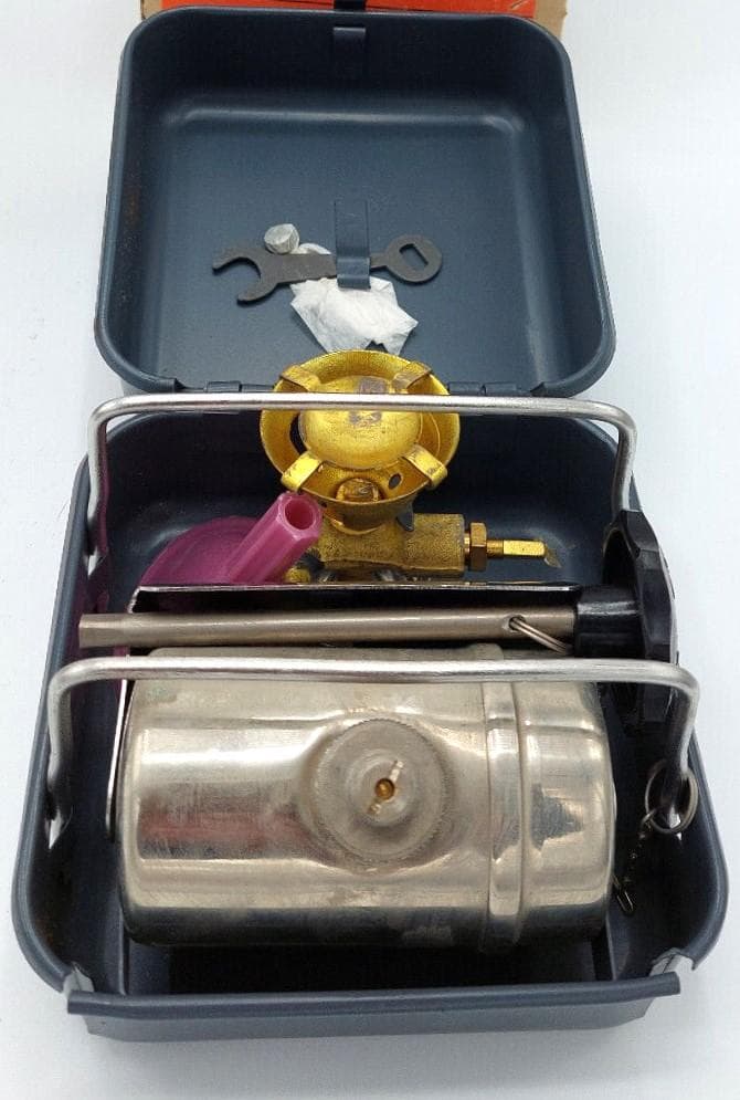 旧ソ連製キャンプ用ガソリンストーブ「PT-1」★完全未開封品（美品）