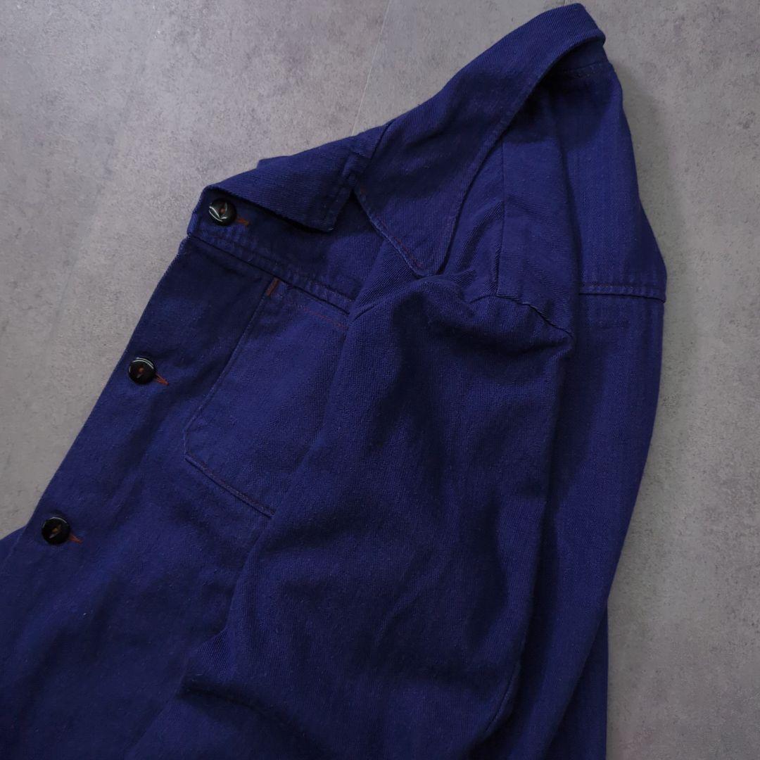 70s Prison Department Denim Jacket L相当