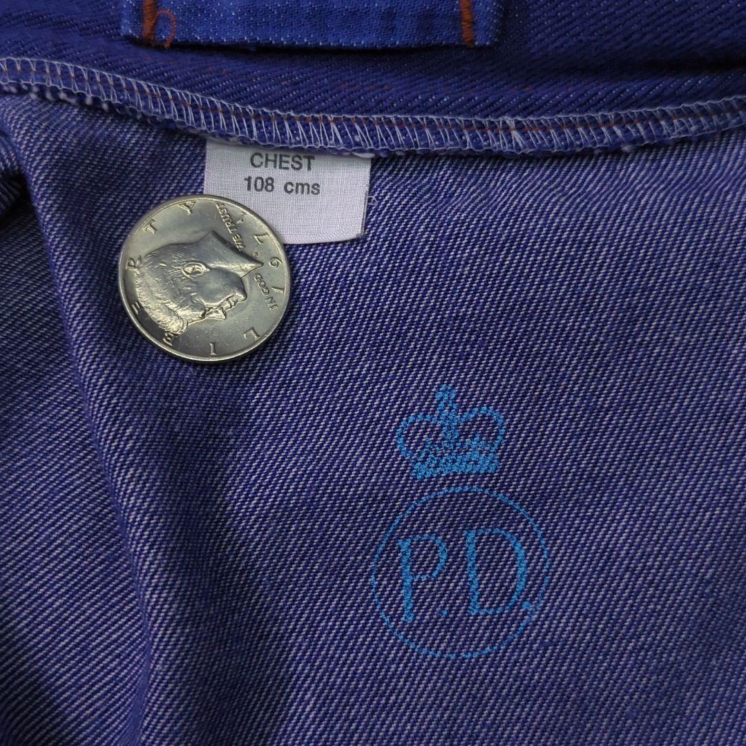 70s Prison Department Denim Jacket L相当