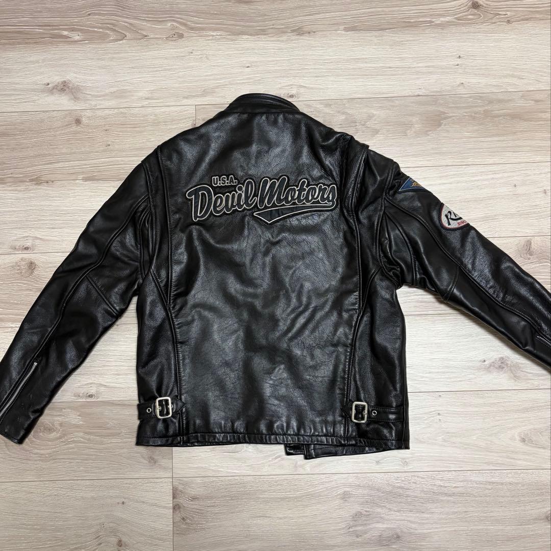 テッドマン TEDMAN 200着限定 ライダースジャケット 42 牛革