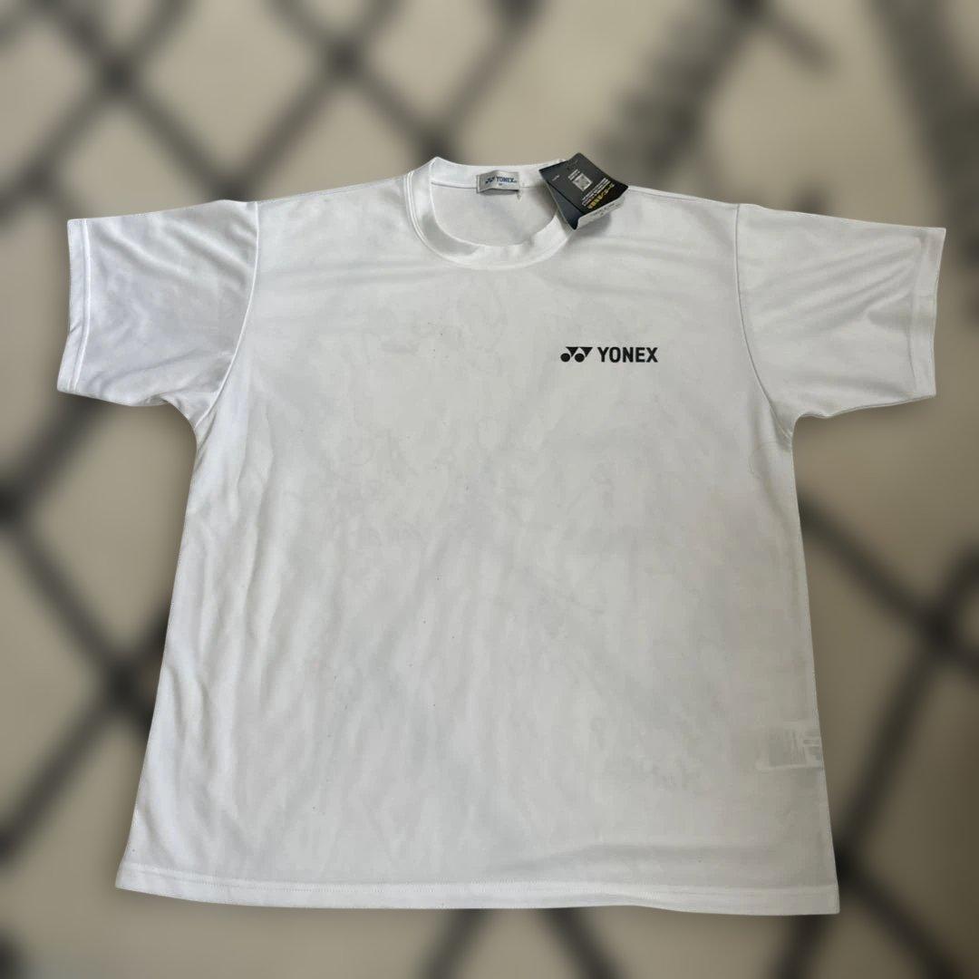 ヨネックス直筆サイン入りウェア　Tシャツ M 白