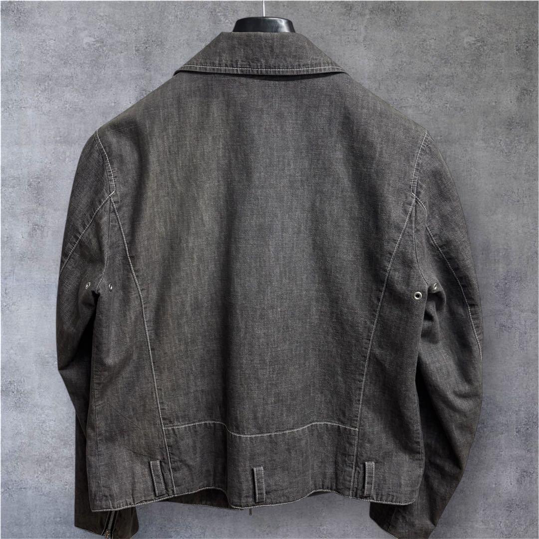 希少★BURBERRY BLACK LABELバーバリー ライダースジャケット
