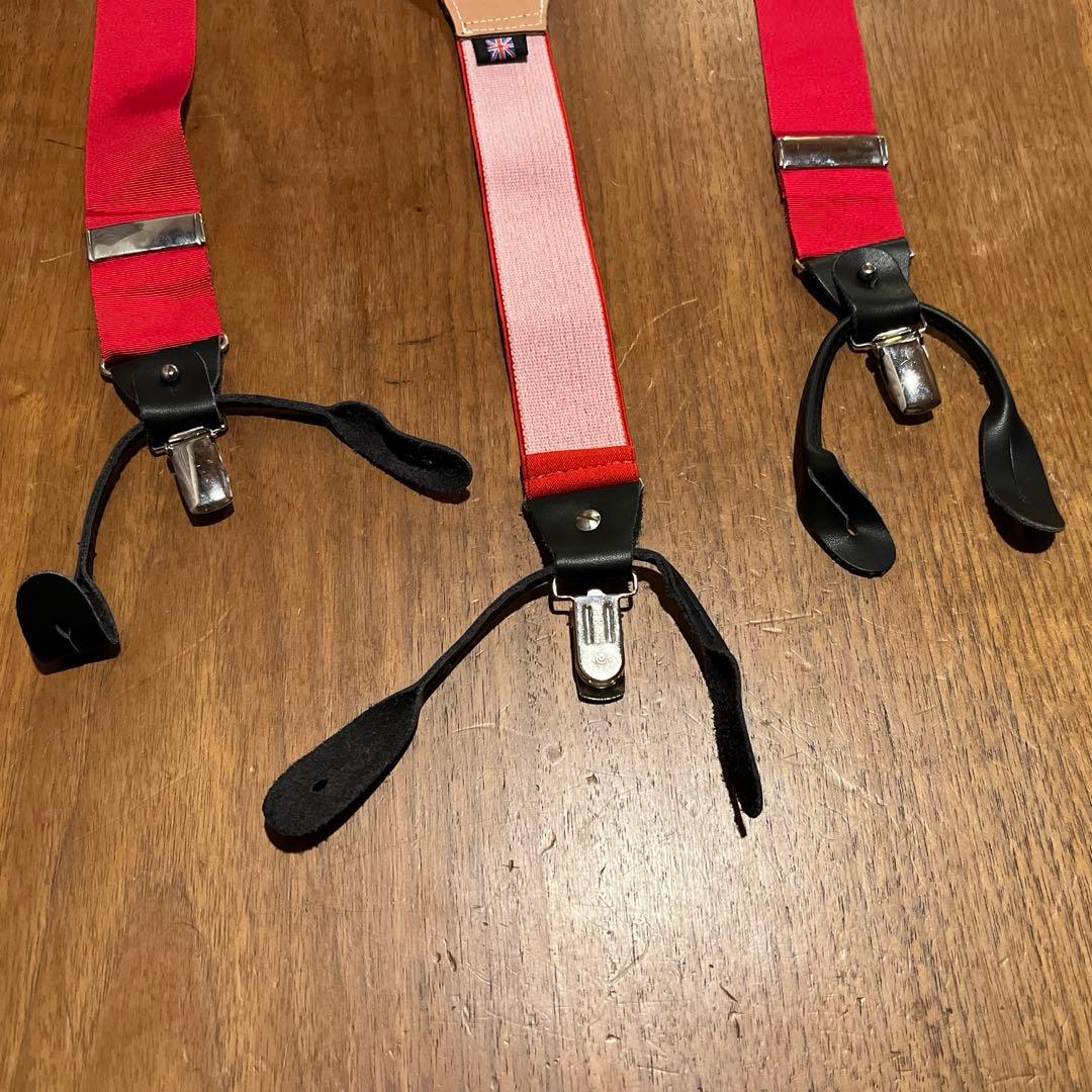 Paul Smith 赤 サスペンダー