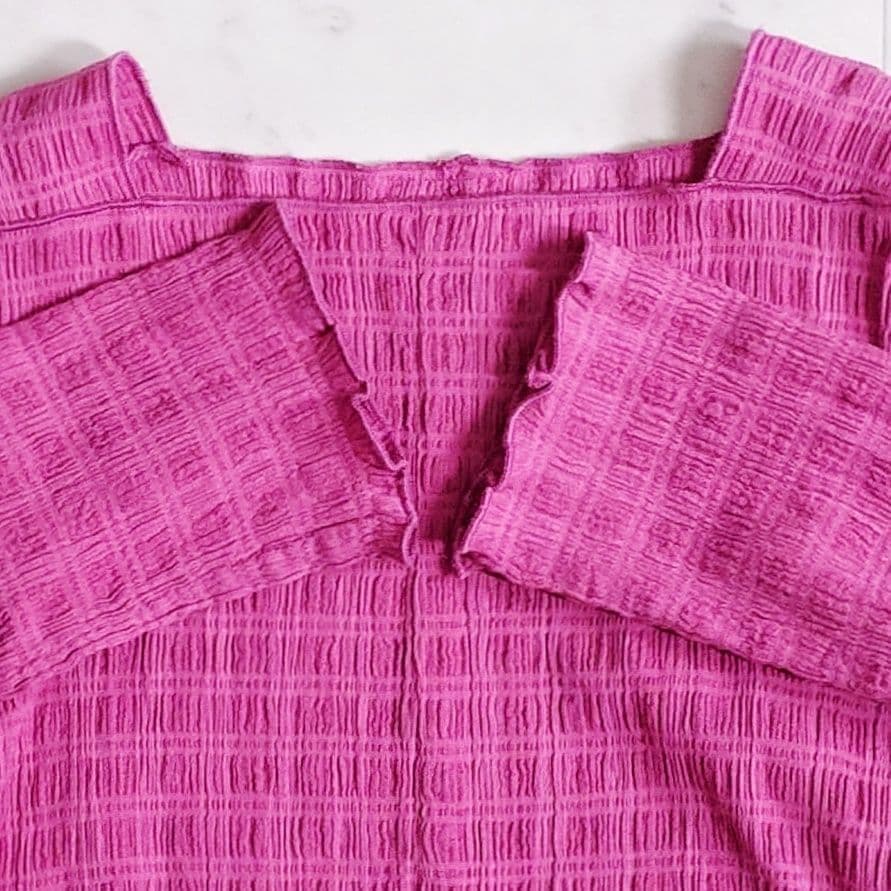 美品✨フィータ Pheeta コットンリネン VERA ロングワンピース ピンク