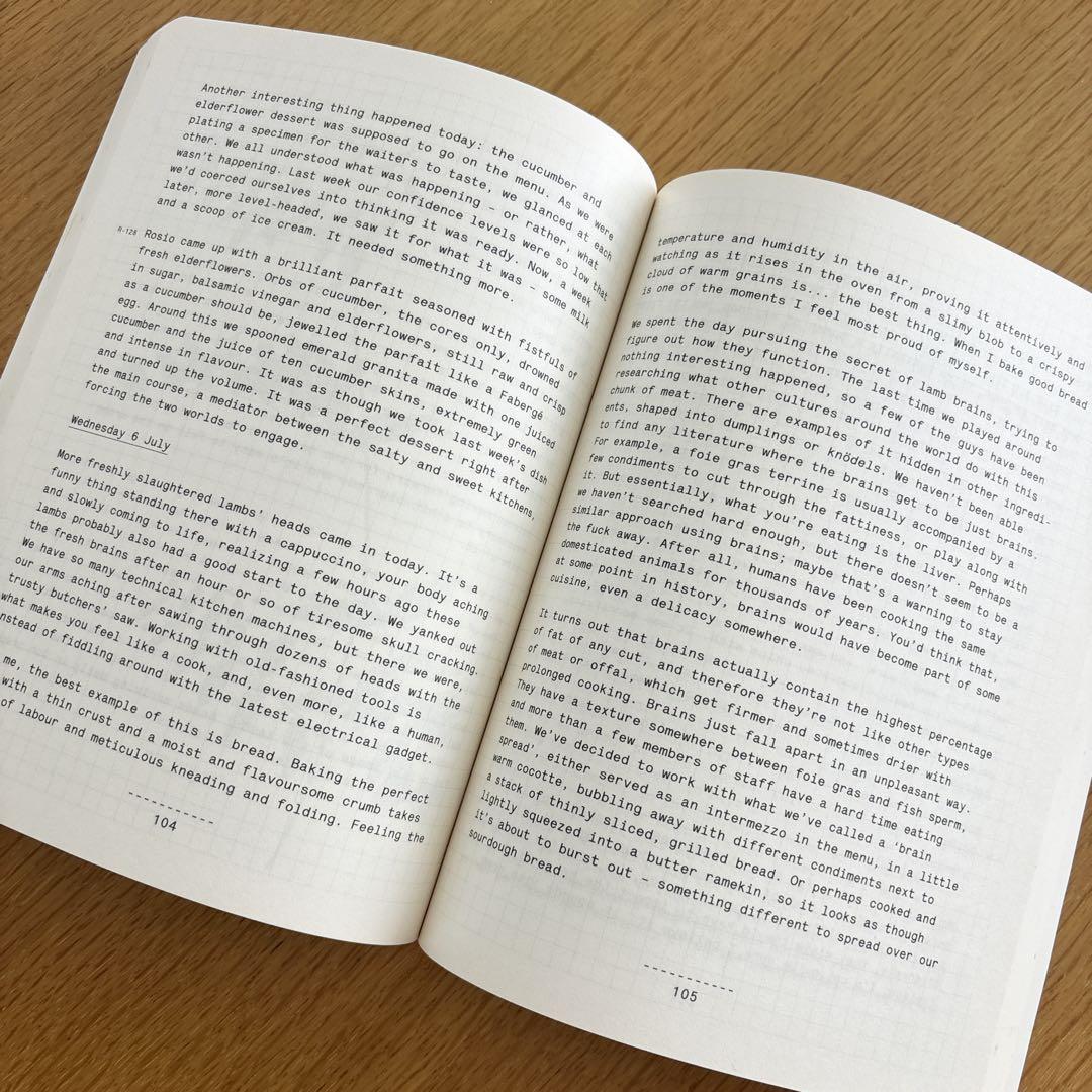 noma レネ・レゼピ　A Work in Progress: Journal