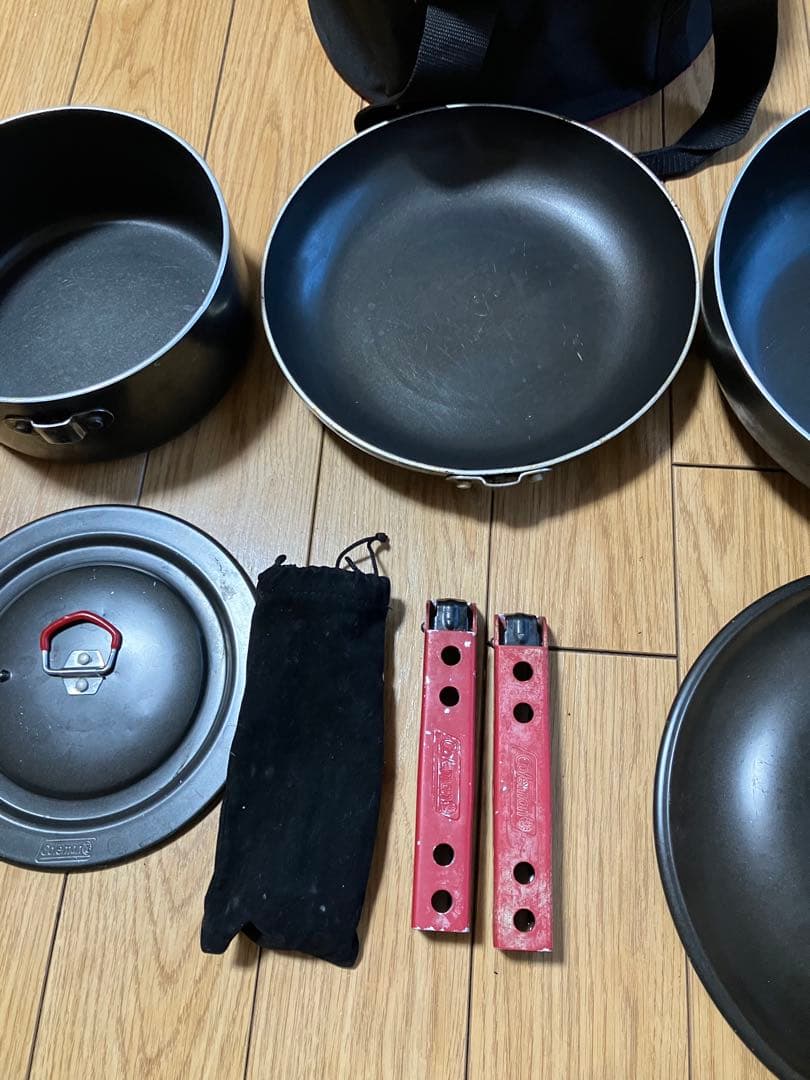 Coleman アルミクッカーセット　フライパン　鍋　コールマン