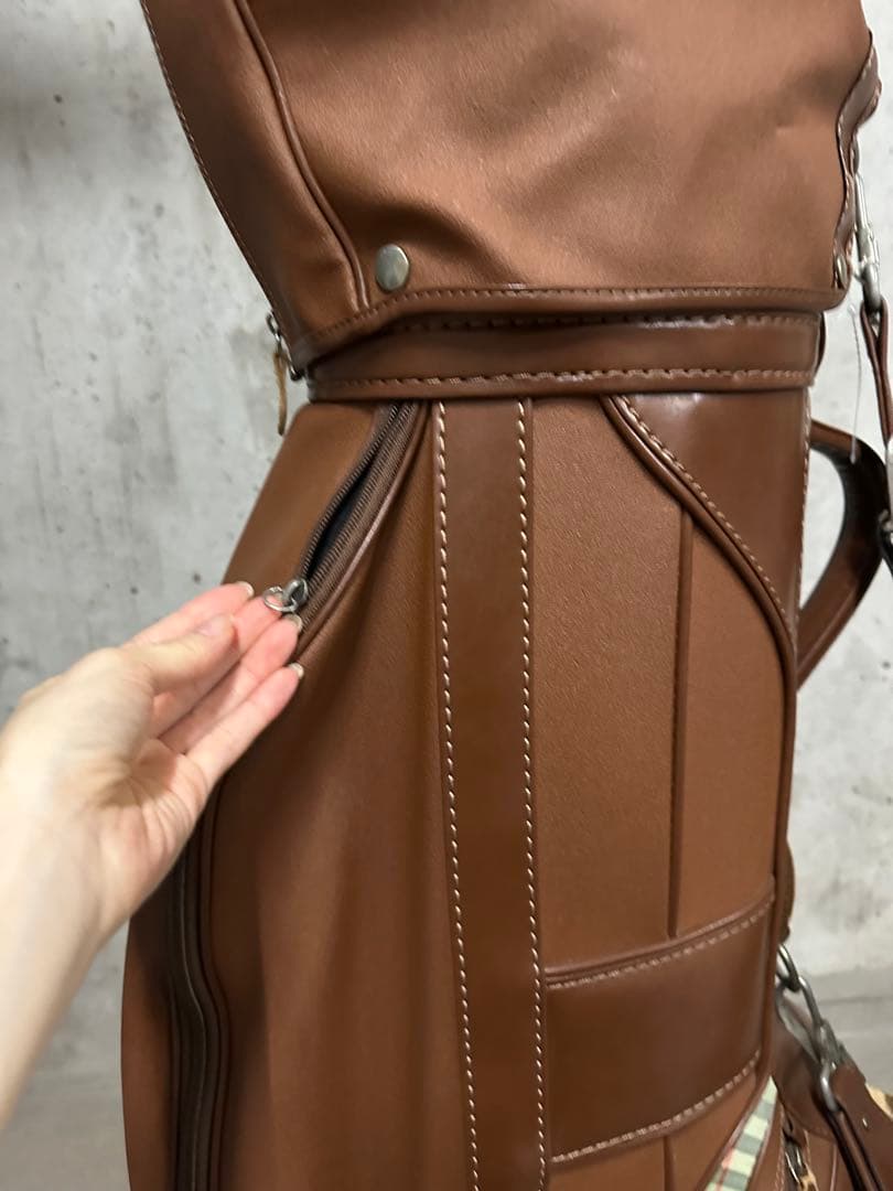 BURBERRY ゴルフキャディバッグ ブラウン