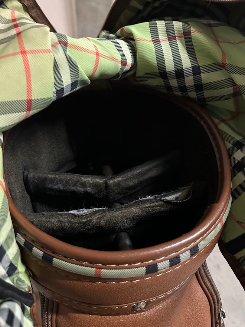 BURBERRY ゴルフキャディバッグ ブラウン