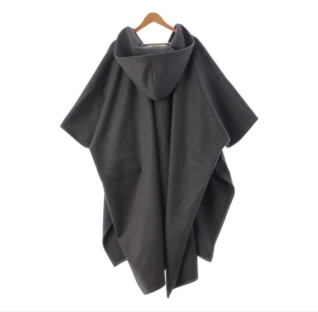 【極美品】【最終価格】セリーヌ カシミヤ ポンチョ コート グレー 36