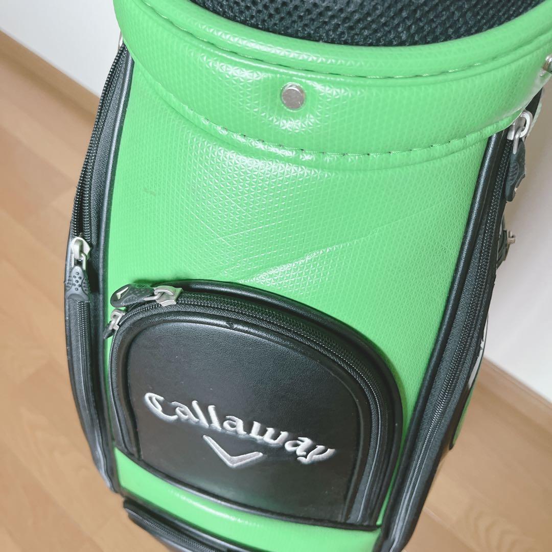 K214 まさる様Callaway キャディバッグ フード無し グリーンブラック