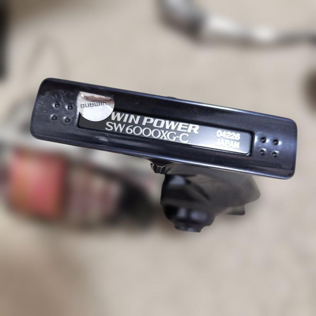 【美品】SHIMANO ツインパワーSW6000XG　リールスタンド／ケース付き