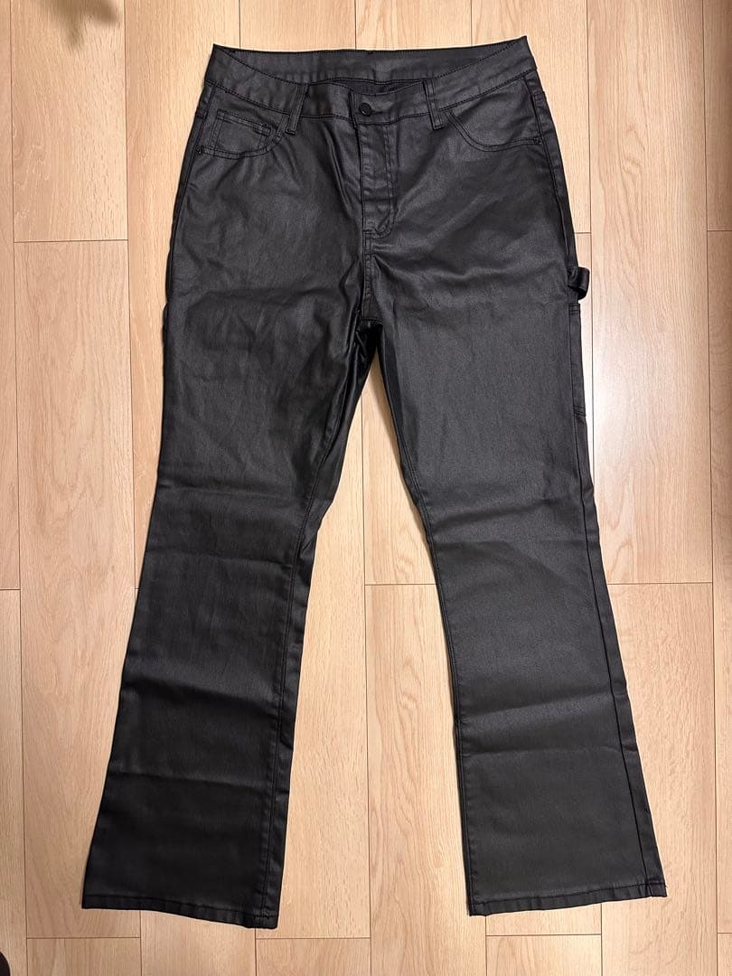 【新品】黒 ジーンズ デニム パンツrick owens似 opium y2k